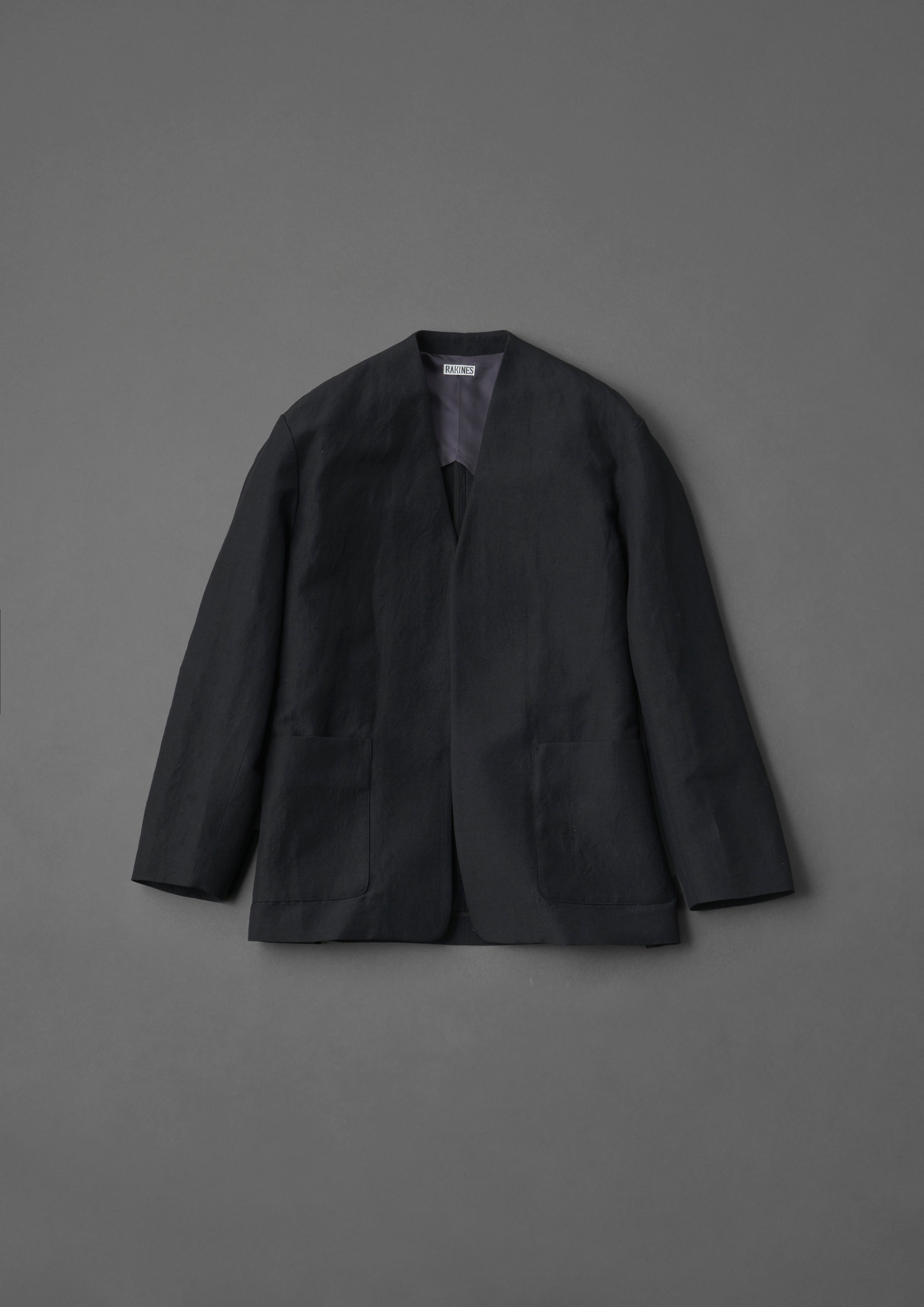 Wool linen washer - Dennis (Sumi - kuro)