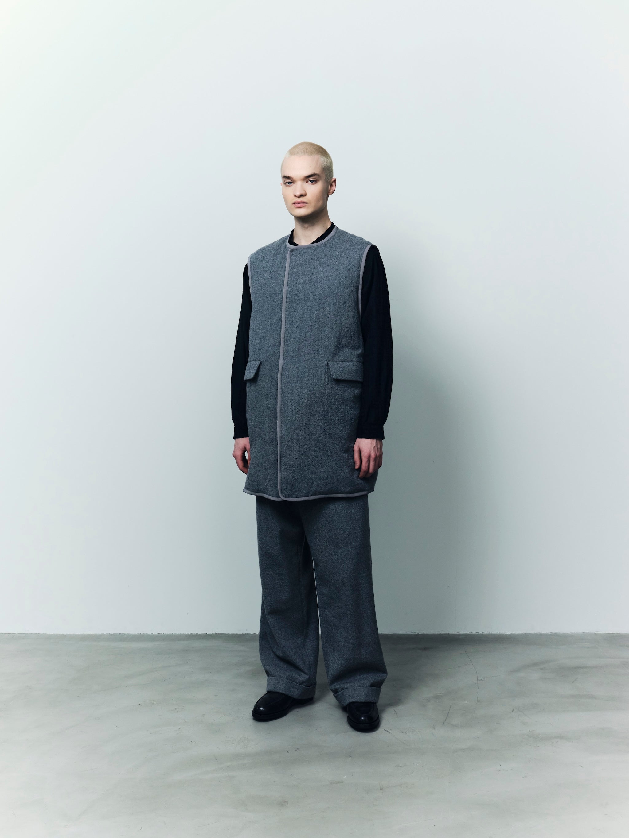 Shukujyu top serge - Cocu (Snow)