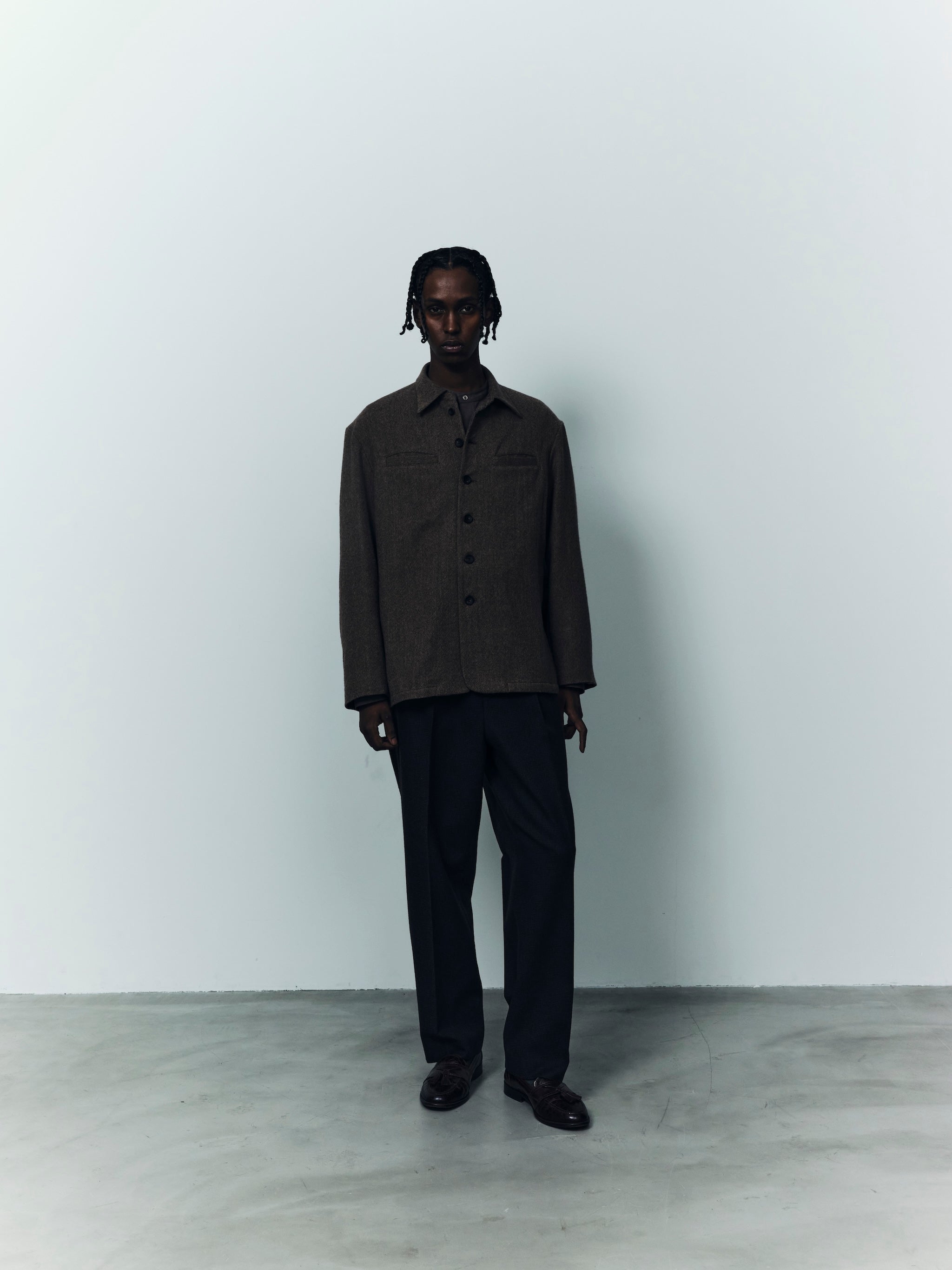 Shukujyu top serge - Philip (Walnut)