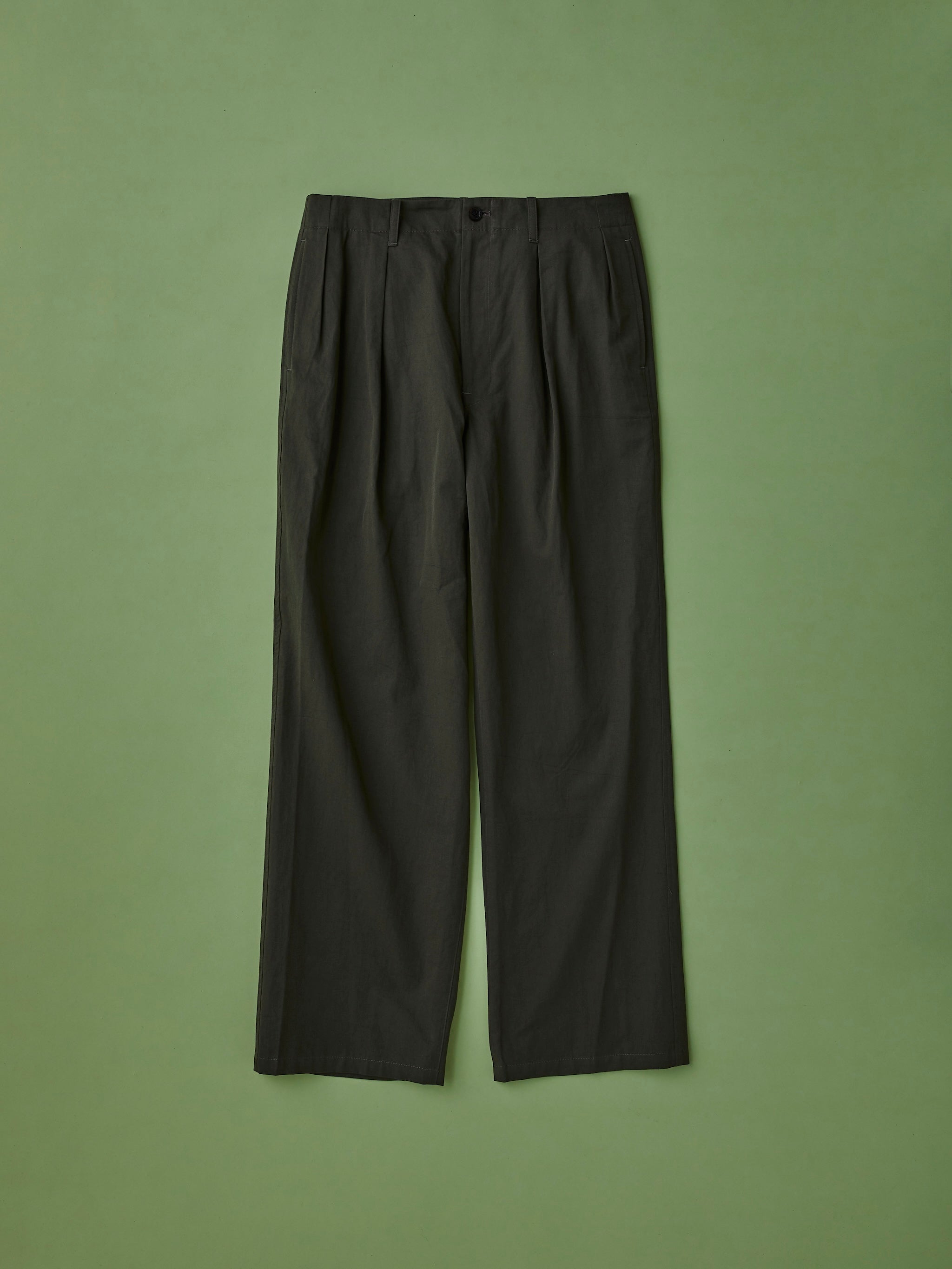C×L Chino natural washer - Bryan(Olive green)