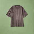 ウール素材のブラウンのインナーTシャツ