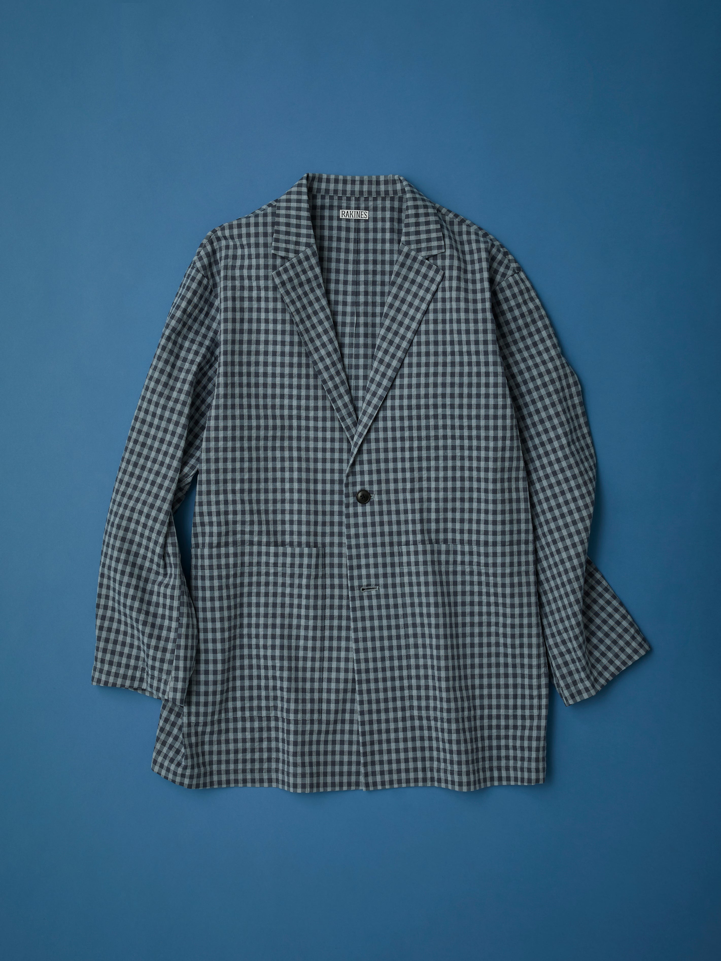 Trinity Seersucker Stranger jacket（Fountain Blue）