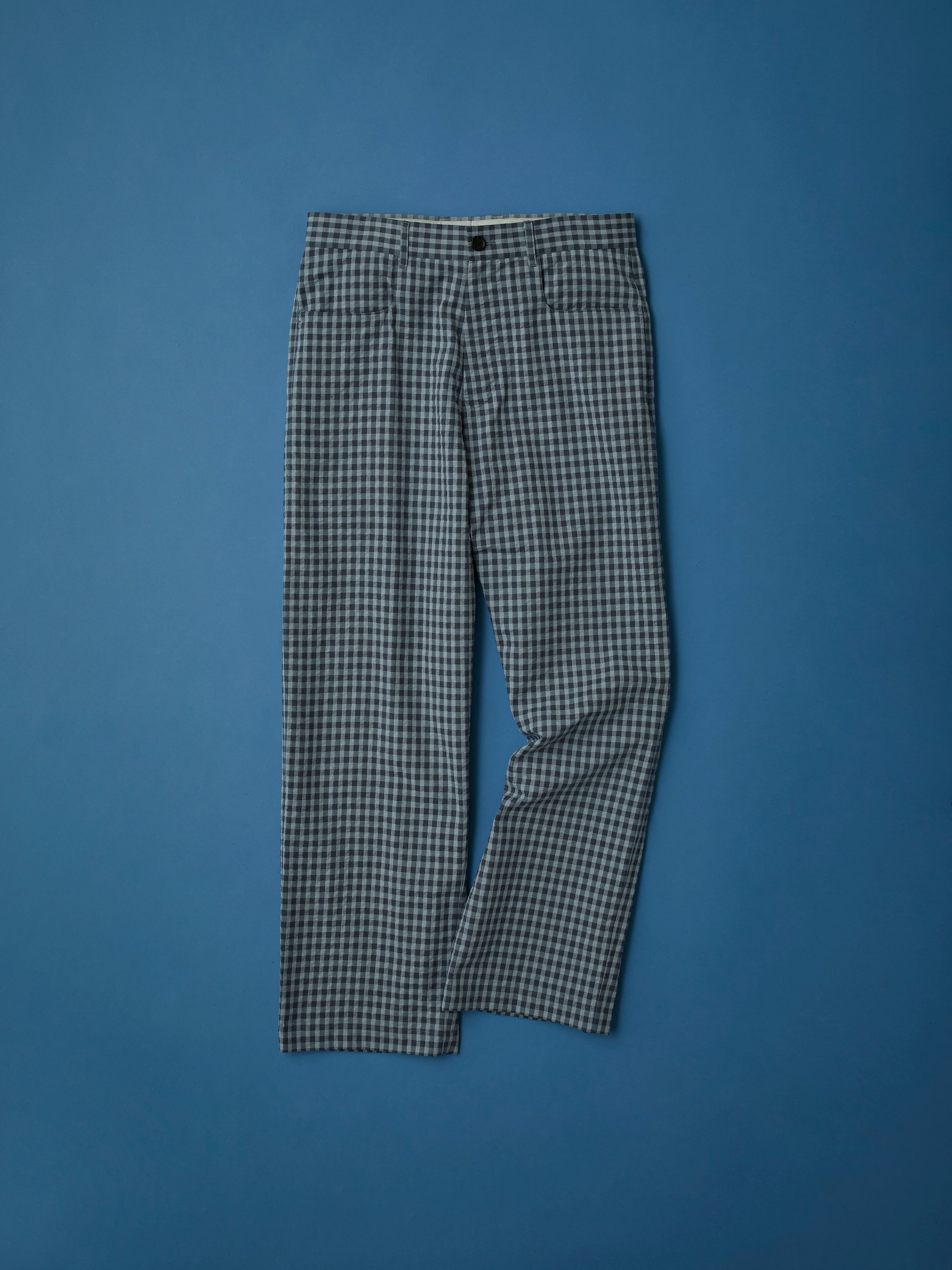 Trinity Seersucker 4 Lp pants（Fountain Blue）