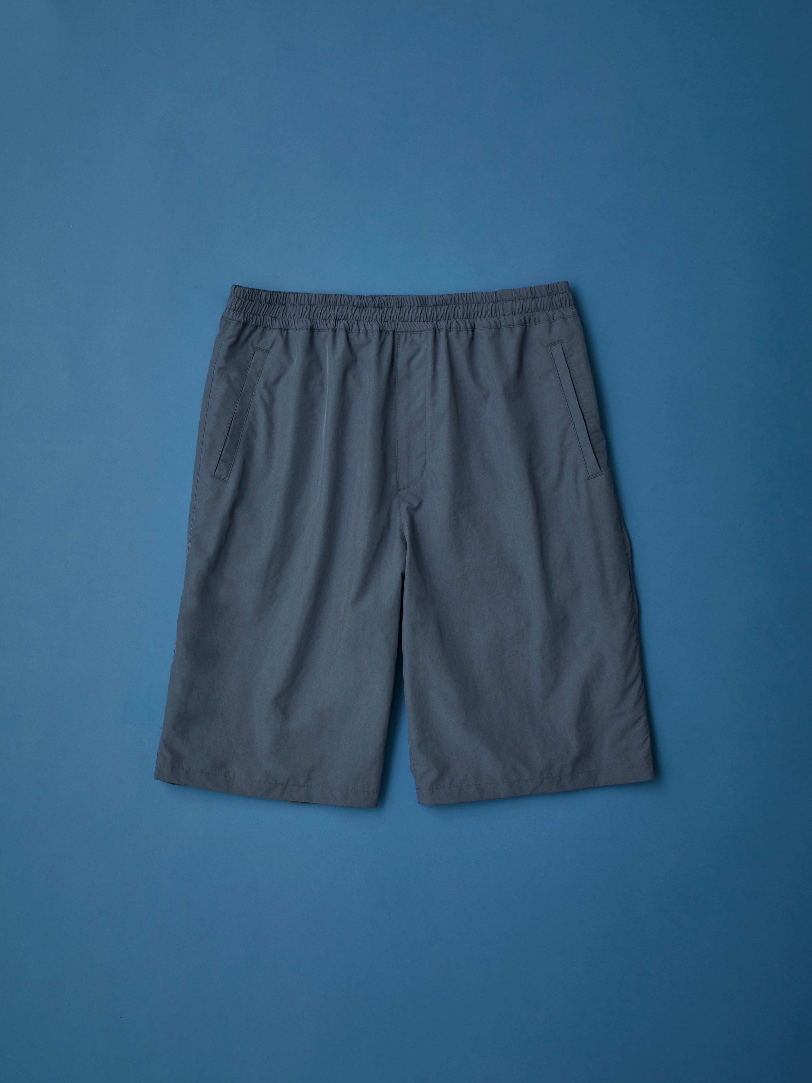 Hassui popline Bulky easy shorts（Cambridge blue）