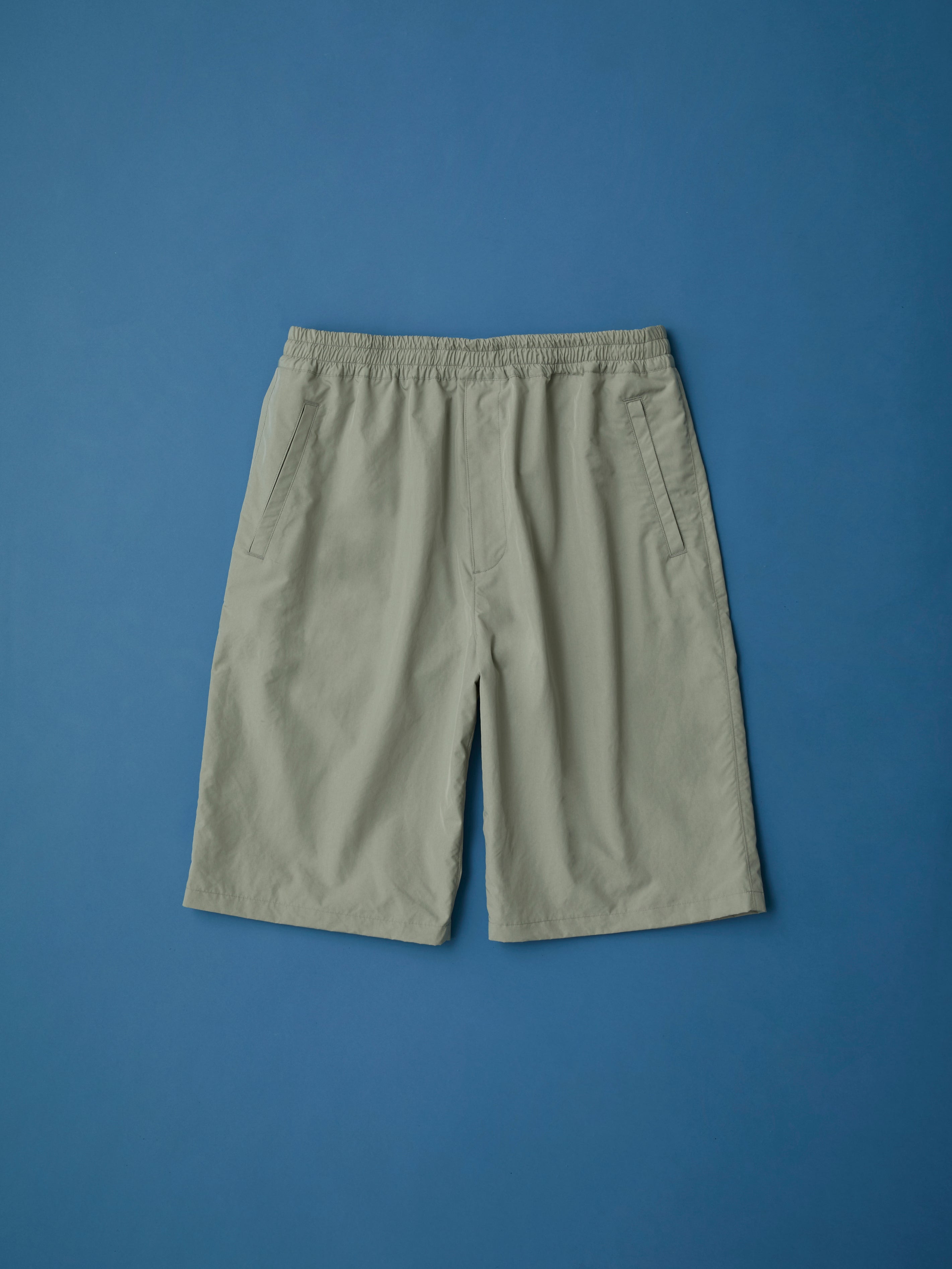 Hassui popline Bulky easy shorts（Space grey）